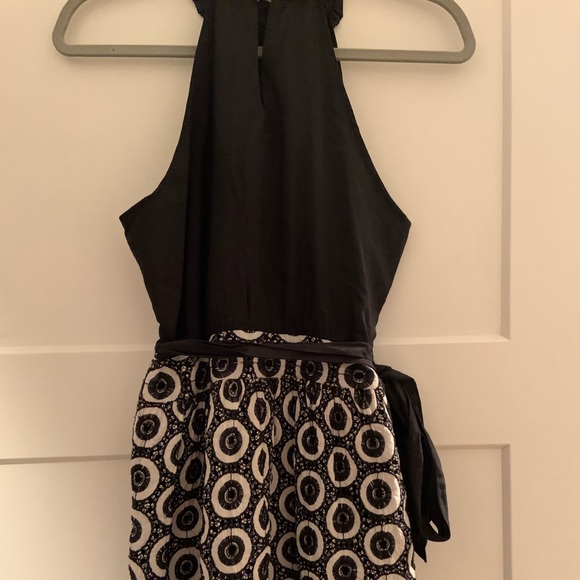 Boutique black patterned dress - Picture 4 of 6